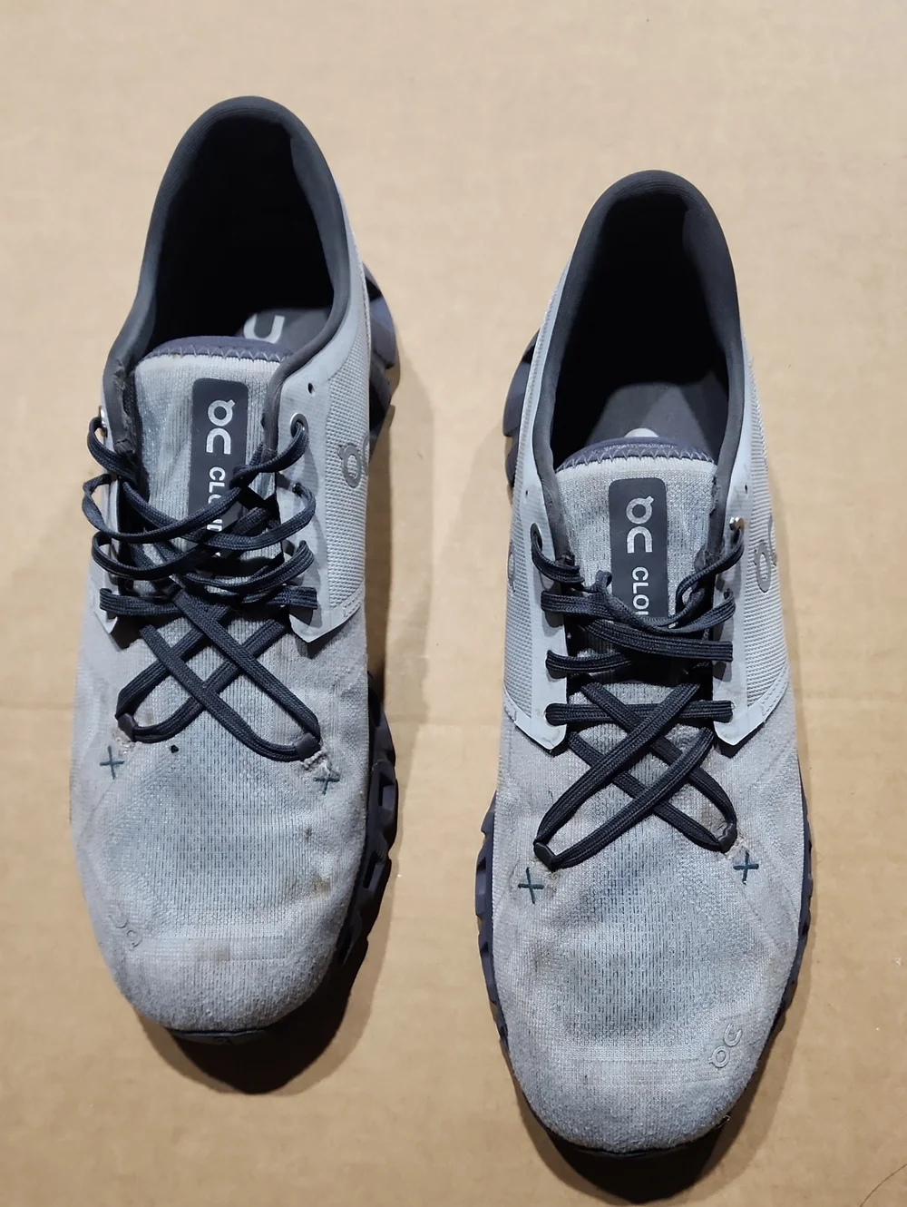 On Running light gray